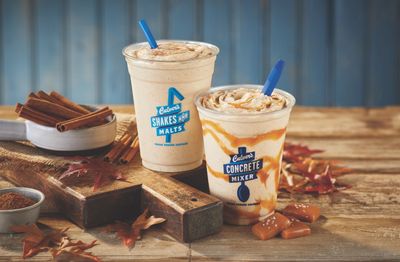 Culver’s Brings Back their Salted Caramel Pumpkin Concrete Mixer and Pumpkin Spice Shake