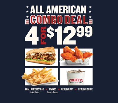 Charleys Philly Steaks: Four Favorites for $12.99