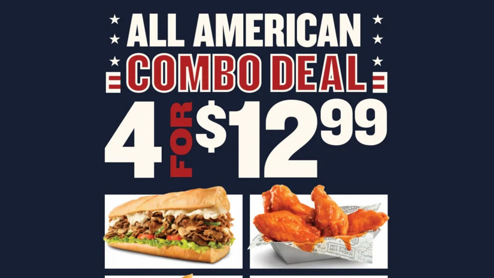 Charleys Philly Steaks: Four Favorites for $12.99 Charleys Philly Steaks: Four Favorites for $12.99
