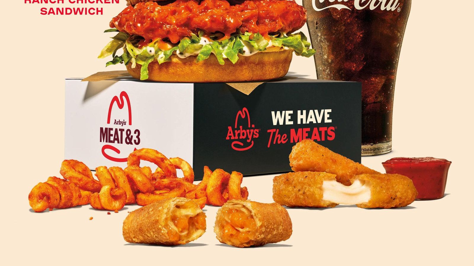 Arby's: New Buffalo Ranch Chicken Sandwich in the Meat & 3 Box