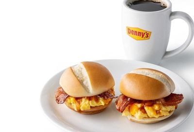 Denny's: New! Bacon, Egg and Cheese Sliders with Drink