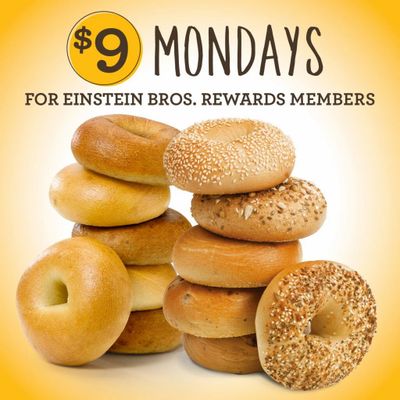 Einstein Bros. Bagels: $9 Mondays for Rewards Members