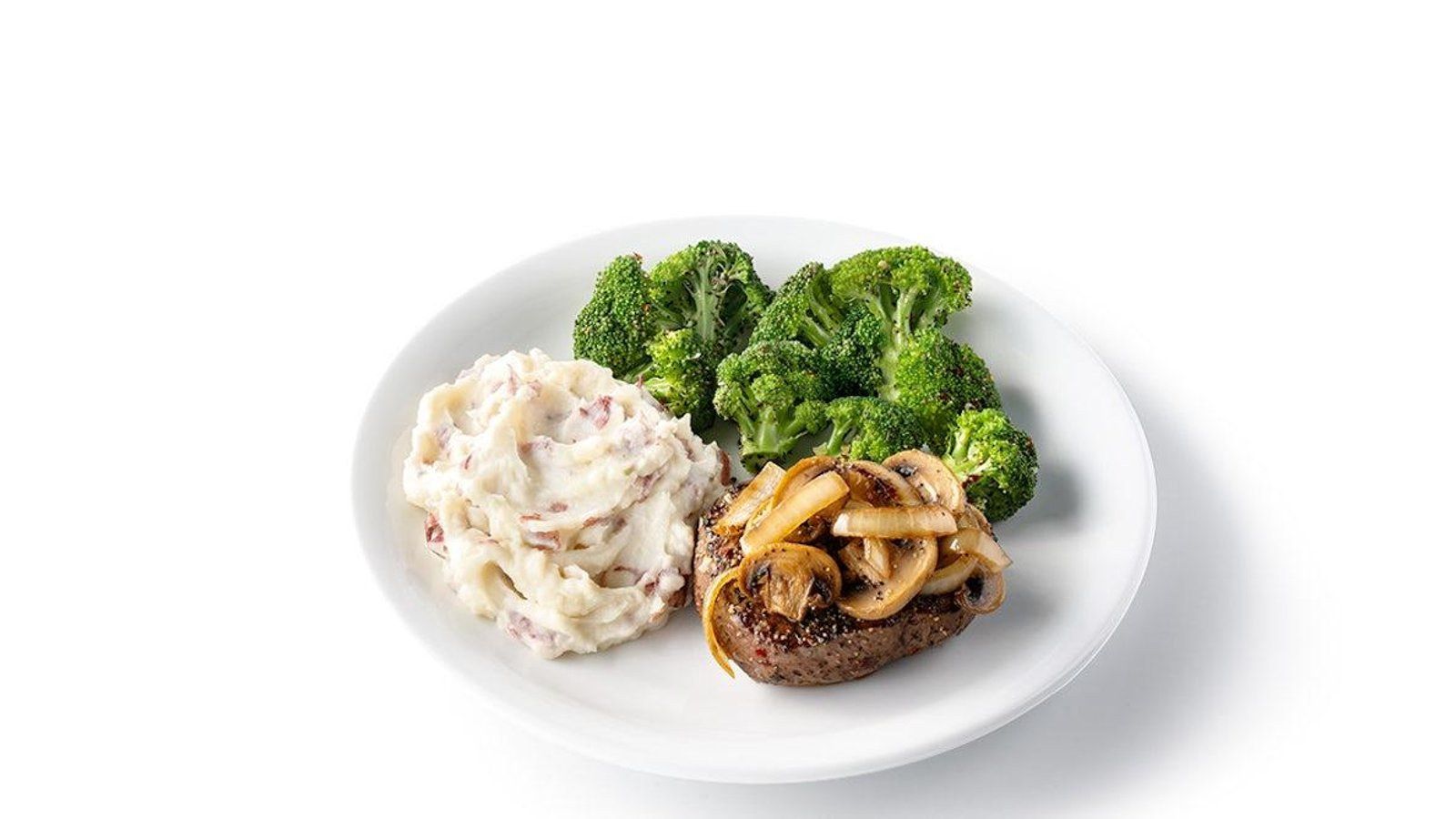 Denny's: New Mushroom & Onion Medley Sirloin Steak Denny's: New Mushroom & Onion Medley Sirloin Steak
