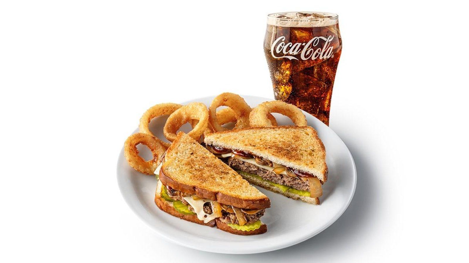 Denny's: New! Mushroom Swiss Melt Combo Denny's: New! Mushroom Swiss Melt Combo