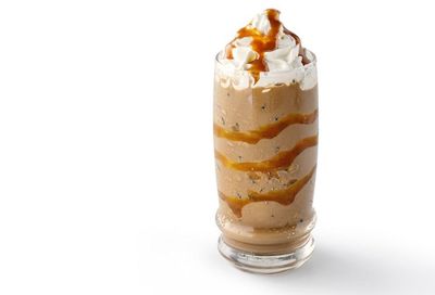 New Caramel Apple Cold Brew at Denny's