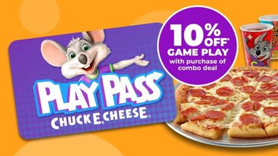 Chuck E. Cheese Every Day Gaming Deals