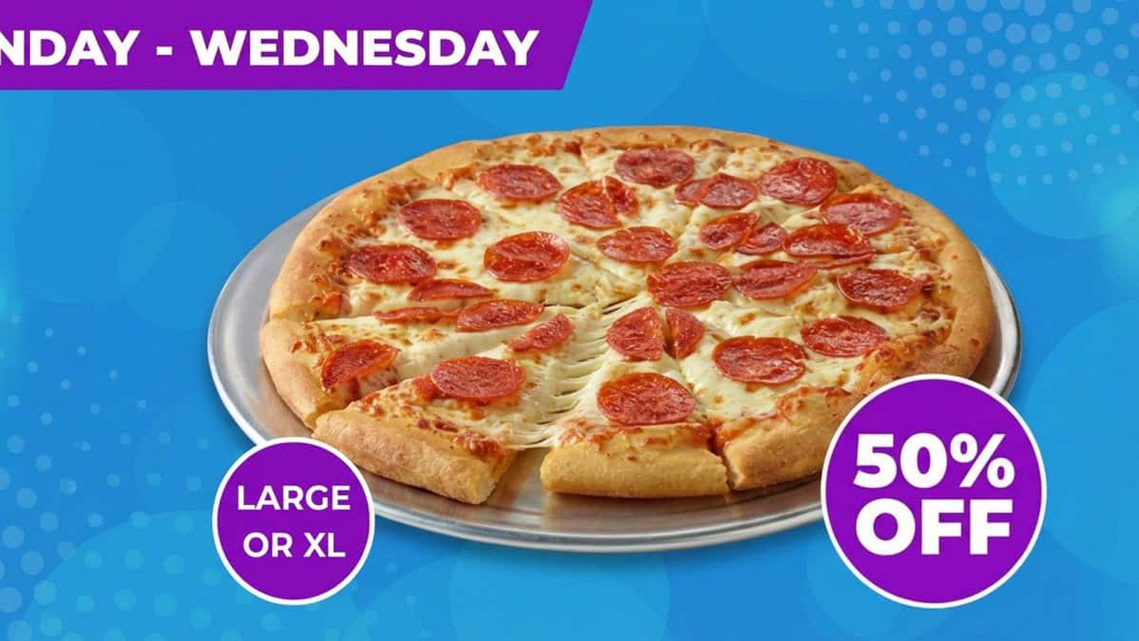 Chuck E. Cheese: 50% Off Any Large or Xtra Large Pizza