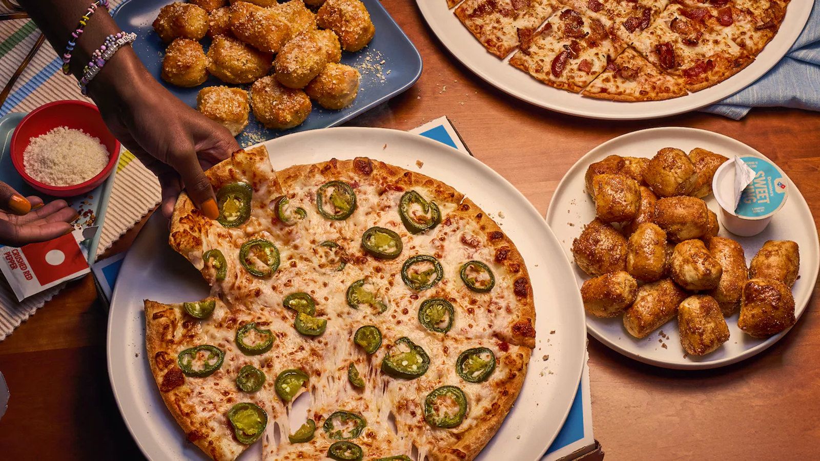 Domino's Pizza: Two Pizzas and Bread Bites for $19.99 Domino's Pizza: Two Pizzas and Bread Bites for $19.99