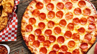 Shakey's Pizza: Medium one-topping pizza for $10 with qualifying meal deal