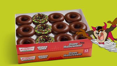 Krispy Kreme: $5 Taz™ Chocolate Original Glazed Dozen with Any Dozen Purchase