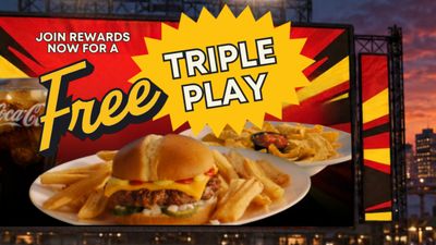 Denny's: Free Triple Play® Combo Meal if a triple play happens